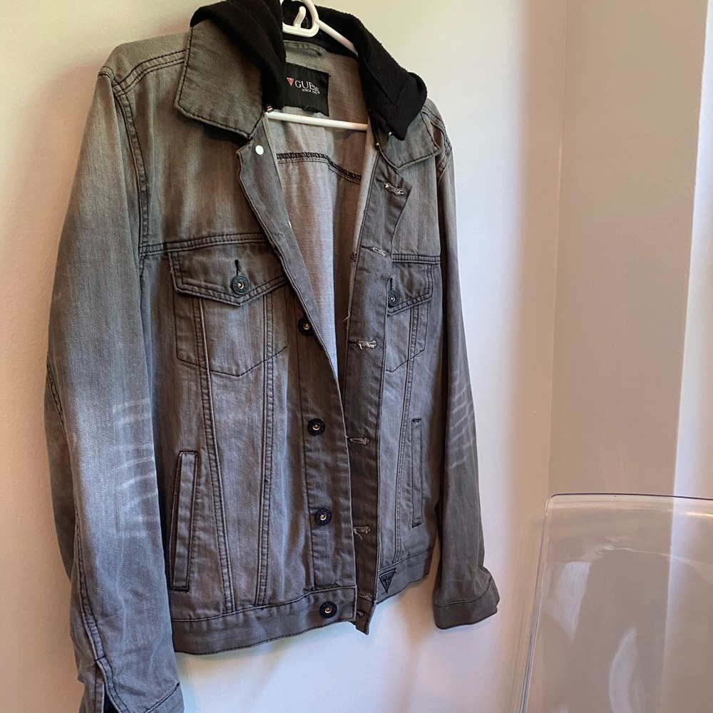Gray Denim Jacket - Picture 2 of 4
